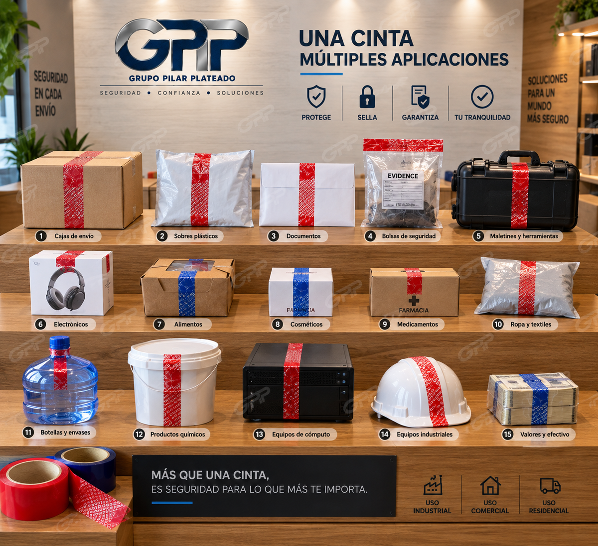 Cinta de Embalaje de Seguridad