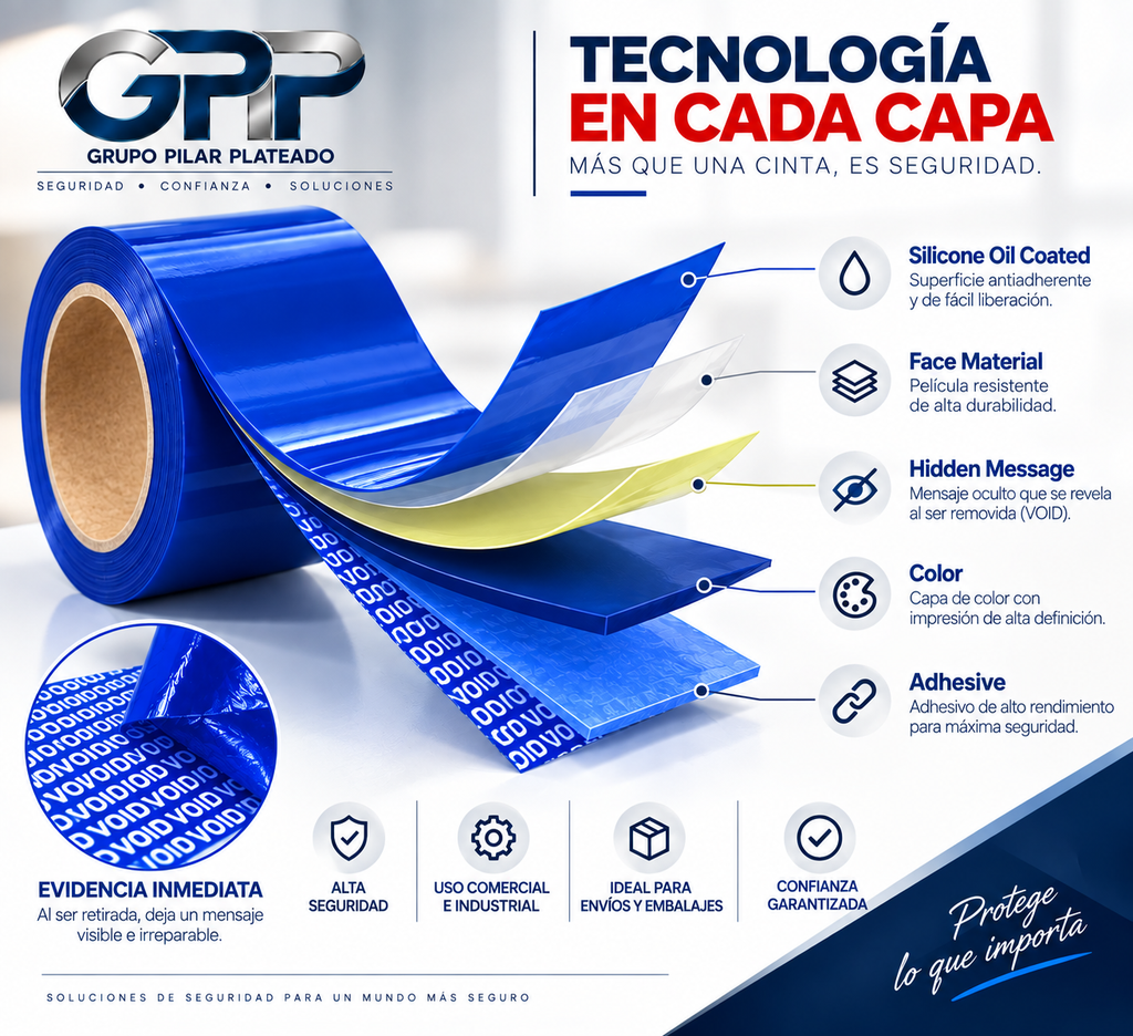 Cinta de Embalaje de Seguridad