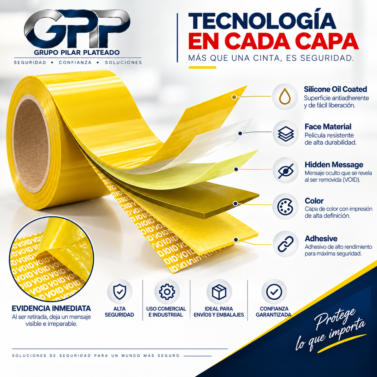 Cinta de Embalaje de Seguridad