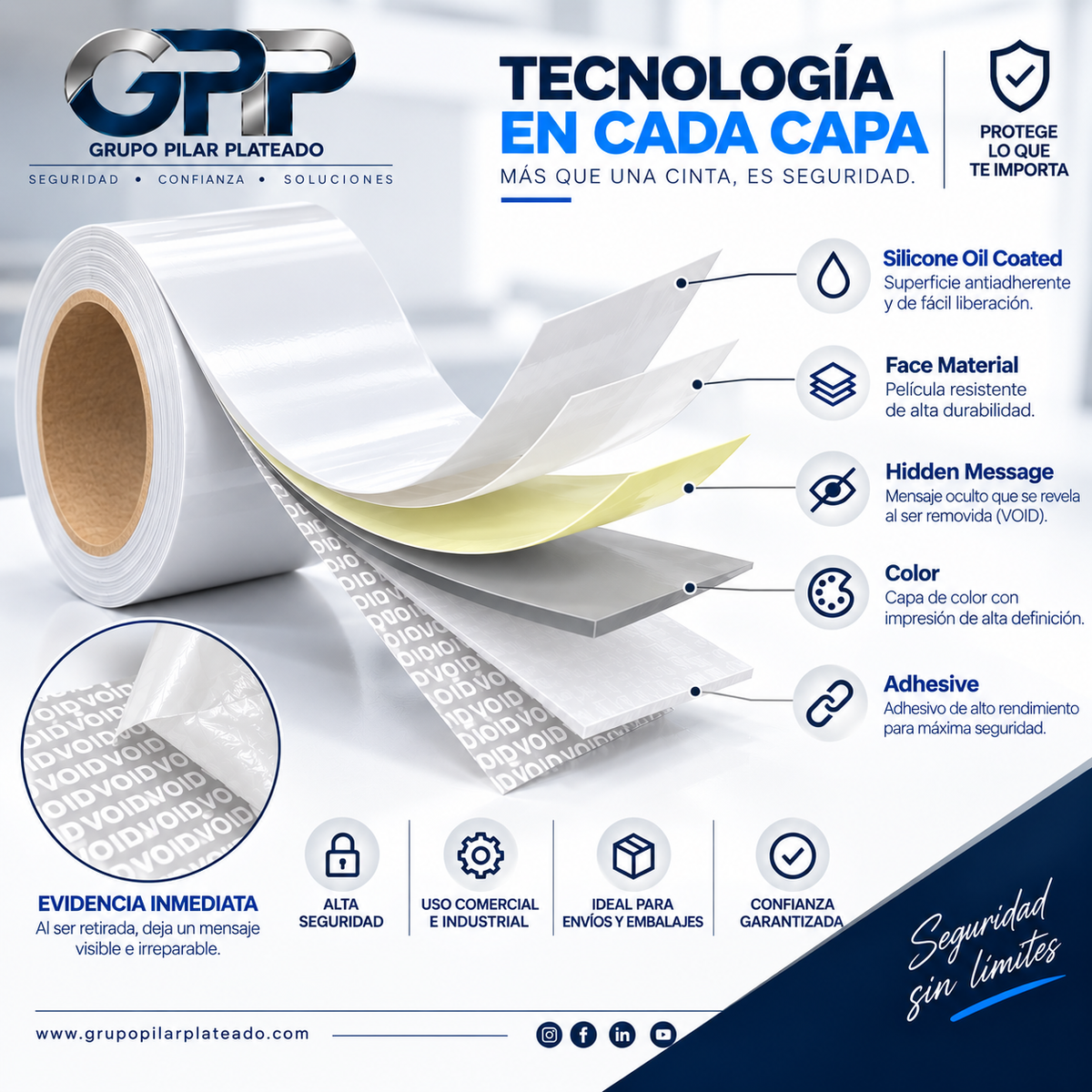 Cinta de Embalaje de Seguridad